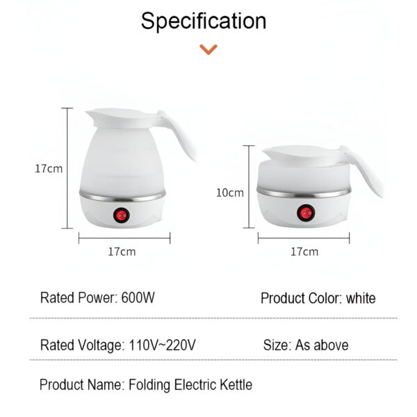 کتری برقی سیلیکونی مدل Electric Kettle