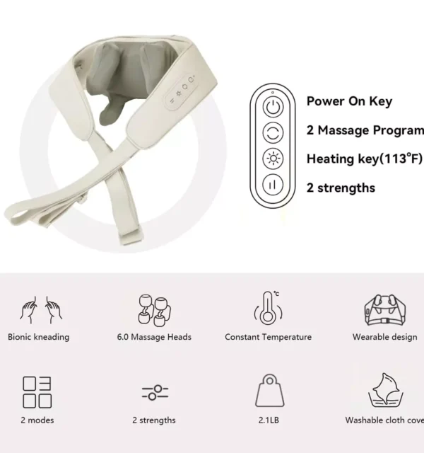 ماساژور گردن، شانه و کتف خرچنگی (Neck Massager)